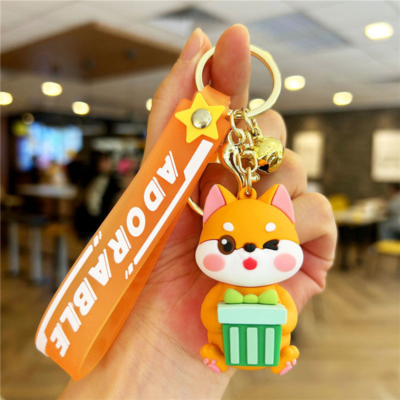 Wholesale Cute Chai Dog Series PVC Keychains